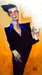 Living a Johnny Cash Song 2005 46x29 Super Huge Original Painting - Todd White Living a Johnny Cash Song 2005 46x29 Super Huge Original Painting - Todd White