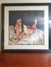 She Still Loves to Feel the Pages - 2013 - Framed Embellished Giclee on Canvas Limited Edition Print by Todd White - 1