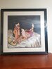 She Still Loves to Feel the Pages - 2013 - Framed Embellished Giclee on Canvas Limited Edition Print by Todd White - 2