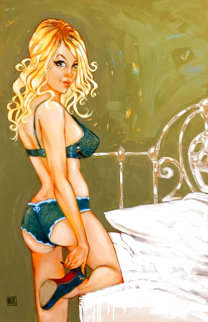 It's All About Me 51x39 Super Huge Original Painting - Todd White It's All About Me 51x39 Super Huge Original Painting - Todd White