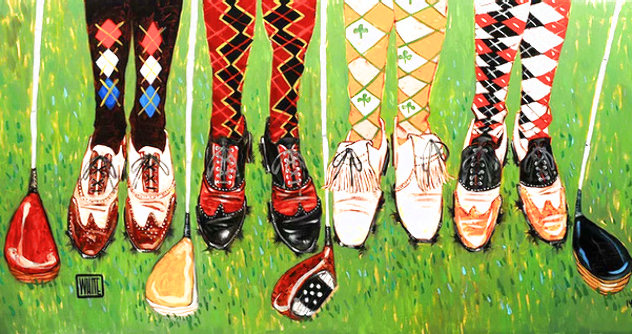 Tee Time Embellished - Golf Limited Edition Print by Todd White