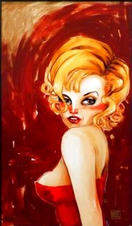 Every Kiss She Wasted Bad - Embellished Limited Edition Print - Todd White