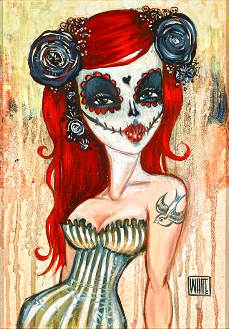 Falling Sparrow 2021 Embellished Limited Edition Print by Todd White Falling Sparrow 2021 Embellished Limited Edition Print by Todd White