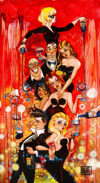 Making Pour Decisions 2021  Embellished Limited Edition Print - Todd White