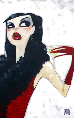 Like She Likes It 2012 35x51 - Oil on Canvas - Huge - w Sketch Original Painting - Todd White