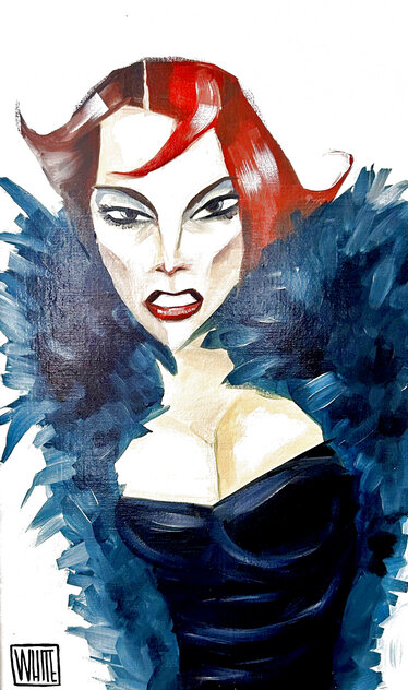 Untitled Portrait  2005  24x18 - Oil on Canvas by Todd White