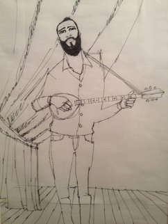 Open Mic 2010 Drawing - Todd White