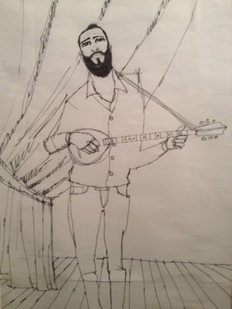Open Mic 2010 Drawing by Todd White