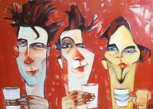 Morning Do's 2002 30x40 Original Painting by Todd White