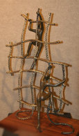 Striving Bronze Sculpture 2000 26 in Sculpture by Tolla Inbar - 0