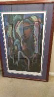 Woman Deep in Thought 1988 Limited Edition Print by William Tolliver - 1