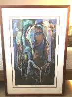 Woman Deep in Thought 1989 Limited Edition Print by William Tolliver - 2