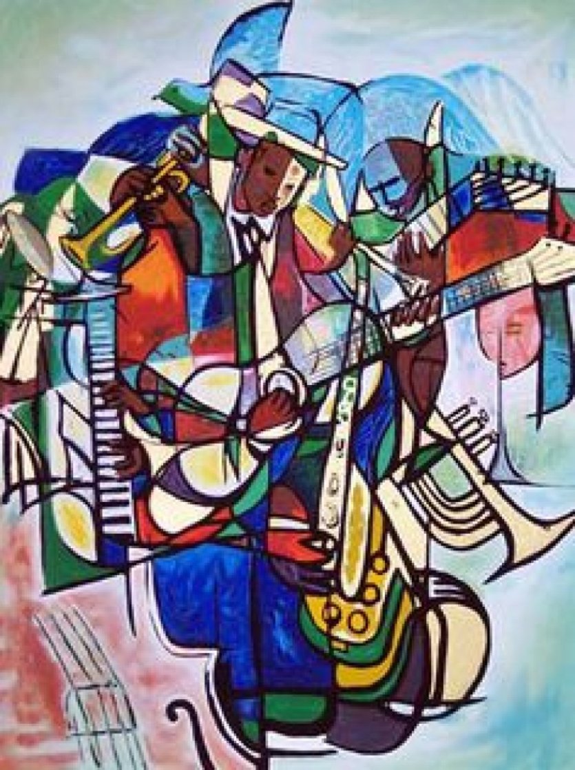 Transcendent of the Blues 1993 Limited Edition Print by William Tolliver