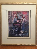 Afternoon Checkers 1991 Limited Edition Print by William Tolliver - 1