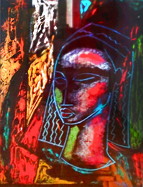 Janease 1998 41x31 Original Painting - William Tolliver