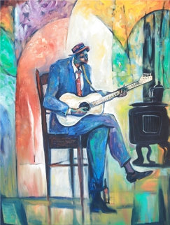 Delta Blues 1997 Limited Edition Print - William Tolliver Delta Blues 1997 Limited Edition Print - William Tolliver
