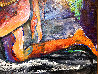 Josephine 1991 74x51 - Huge Mural Size - Josephine Baker Original Painting by William Tolliver - 4