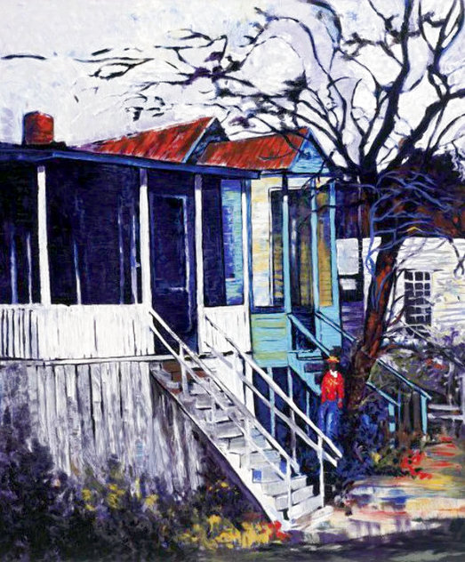 House on Pearl Street 1994 - Huge Limited Edition Print by William Tolliver