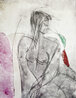 Sitting Nude AP Limited Edition Print by William Tolliver - 0