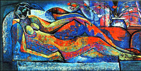 Reclining Nude 1993 Limited Edition Print - William Tolliver