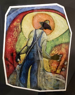 Untitled Field Worker pastel 1987 47x39 Works on Paper (not prints) - William Tolliver Untitled Field Worker pastel 1987 47x39 Works on Paper (not prints) - William Tolliver
