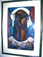 True Elegance Monotype 1993 51x37 Works on Paper (not prints) by William Tolliver - 4 True Elegance Monotype 1993 51x37 Works on Paper (not prints) by William Tolliver - 4