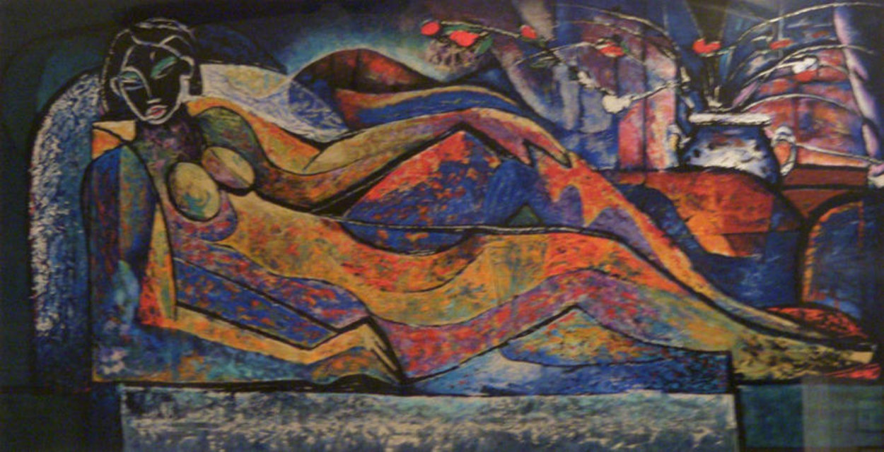 Reclining Nude 1992 Limited Edition Print by William Tolliver