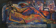 Reclining Nude 1992 Limited Edition Print by William Tolliver - 0 Reclining Nude 1992 Limited Edition Print by William Tolliver - 0