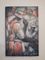 Untitled (Field Workers) 36x24 Original Painting by William Tolliver - 3 Untitled (Field Workers) 36x24 Original Painting by William Tolliver - 3