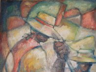 Untitled (Field Workers) 36x24 Original Painting by William Tolliver - 8 Untitled (Field Workers) 36x24 Original Painting by William Tolliver - 8