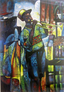 Learning to Play 1996 Limited Edition Print - William Tolliver Learning to Play 1996 Limited Edition Print - William Tolliver