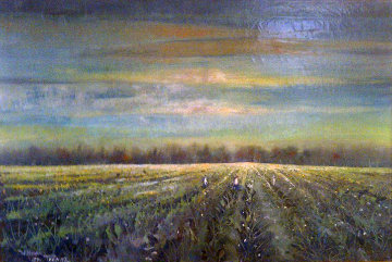 Perifields 1987 27x39 Super Huge Original Painting - William Tolliver Perifields 1987 27x39 Super Huge Original Painting - William Tolliver