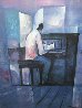 Piano Player 1990 Limited Edition Print by William Tolliver - 0