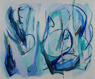 Vacuity 2020 46x54 Super Huge Original Painting - Gabriela Tolomei Vacuity 2020 46x54 Super Huge Original Painting - Gabriela Tolomei