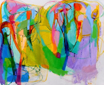 Hope 2017 55x61 Original Painting - Gabriela Tolomei Hope 2017 55x61 Original Painting - Gabriela Tolomei