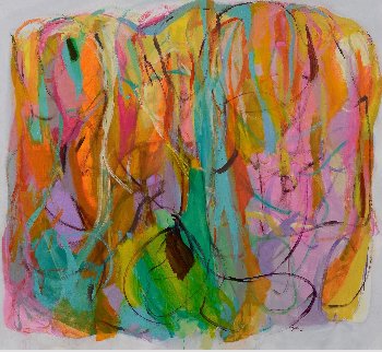 Alchemical Symbols 2017 58x62 Original Painting - Gabriela Tolomei Alchemical Symbols 2017 58x62 Original Painting - Gabriela Tolomei