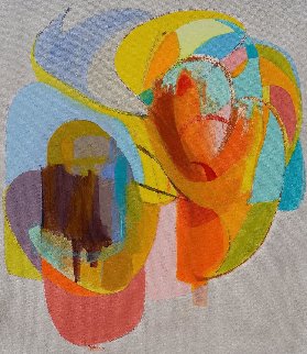 Temple 2017 46x39 Original Painting - Gabriela Tolomei Temple 2017 46x39 Original Painting - Gabriela Tolomei