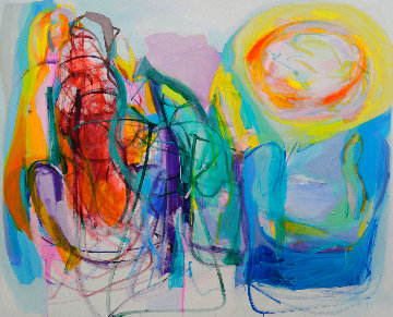 New Winds 2020 50x61 Super Huge Original Painting - Gabriela Tolomei New Winds 2020 50x61 Super Huge Original Painting - Gabriela Tolomei
