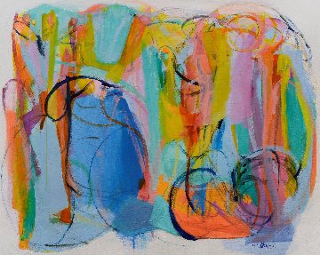 Sacred Trilogy 2019 45x56 Huge Original Painting - Gabriela Tolomei Sacred Trilogy 2019 45x56 Huge Original Painting - Gabriela Tolomei