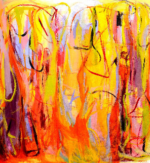 Dreaming Sunset 2015 53x57 Original Painting - Gabriela Tolomei Dreaming Sunset 2015 53x57 Original Painting - Gabriela Tolomei