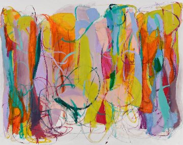 Family of Souls 2016 73x95 Huge Original Painting - Gabriela Tolomei Family of Souls 2016 73x95 Huge Original Painting - Gabriela Tolomei