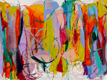 Family of Souls 2016 73x95 Original Painting - Gabriela Tolomei Family of Souls 2016 73x95 Original Painting - Gabriela Tolomei