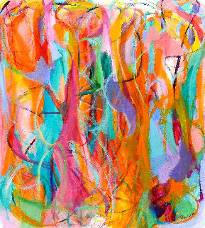 Glances of All Time 2016 57x50 Original Painting - Gabriela Tolomei Glances of All Time 2016 57x50 Original Painting - Gabriela Tolomei