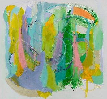 Silent Heart 2016 57x61 Super Huge Original Painting - Gabriela Tolomei Silent Heart 2016 57x61 Super Huge Original Painting - Gabriela Tolomei