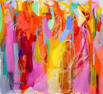 Illuminated 2016 52x57 Original Painting - Gabriela Tolomei Illuminated 2016 52x57 Original Painting - Gabriela Tolomei