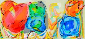 Mutating 2013 13x46 Original Painting - Gabriela Tolomei Mutating 2013 13x46 Original Painting - Gabriela Tolomei