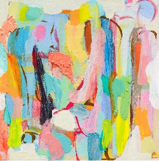 Little Universes IV 2014 10x10 Original Painting - Gabriela Tolomei Little Universes IV 2014 10x10 Original Painting - Gabriela Tolomei