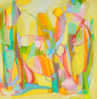 Presences III 2014 15x15 Original Painting - Gabriela Tolomei Presences III 2014 15x15 Original Painting - Gabriela Tolomei