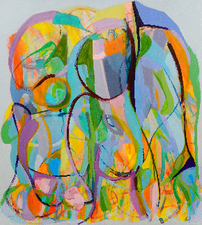 Trascendencia 2021 59x53 Super Huge Original Painting - Gabriela Tolomei Trascendencia 2021 59x53 Super Huge Original Painting - Gabriela Tolomei
