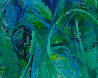 Emerald Code 2022 43x43 Huge Original Painting by Gabriela Tolomei - 3